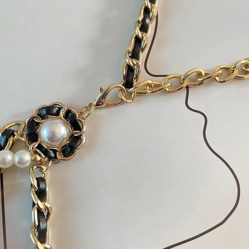 BerriesJam - 2024 Small Fragrant Three-layer Metal Waist Chain