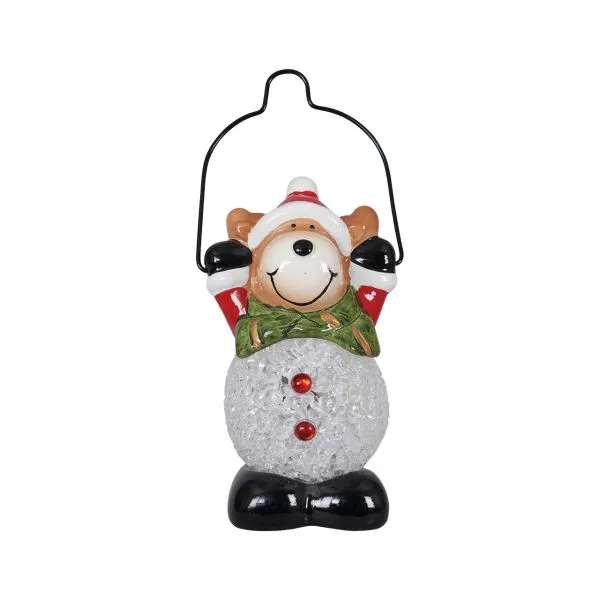 Ceramic Christmas Reindeer Lantern