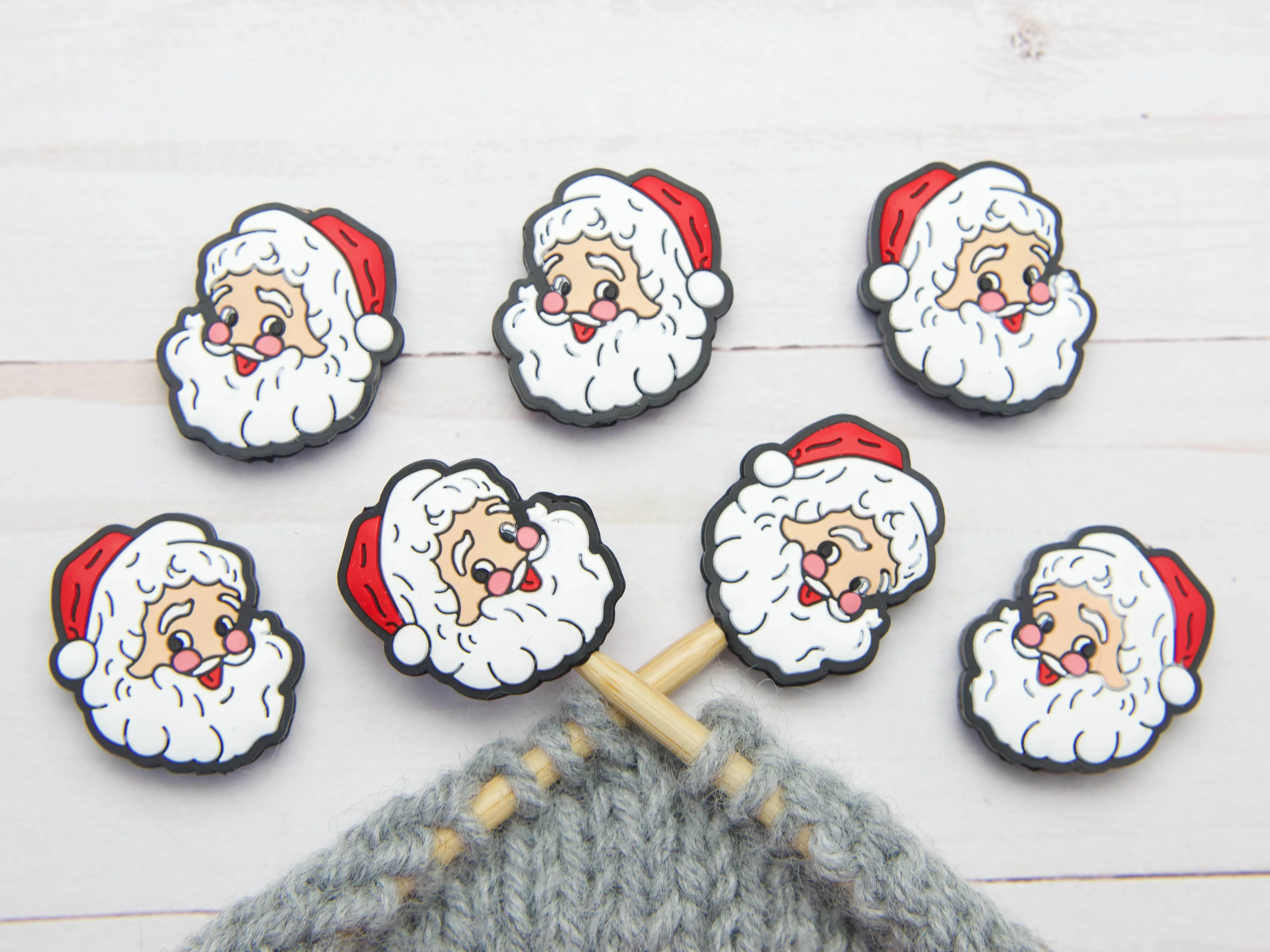 Classic Santa | Stitch Stoppers Point Protectors Knitting