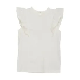 Creamie Girls Lace Sleeveless Shirt