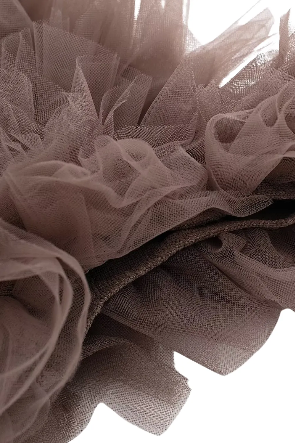 'Dafni' One Shoulder Tulle Short Top