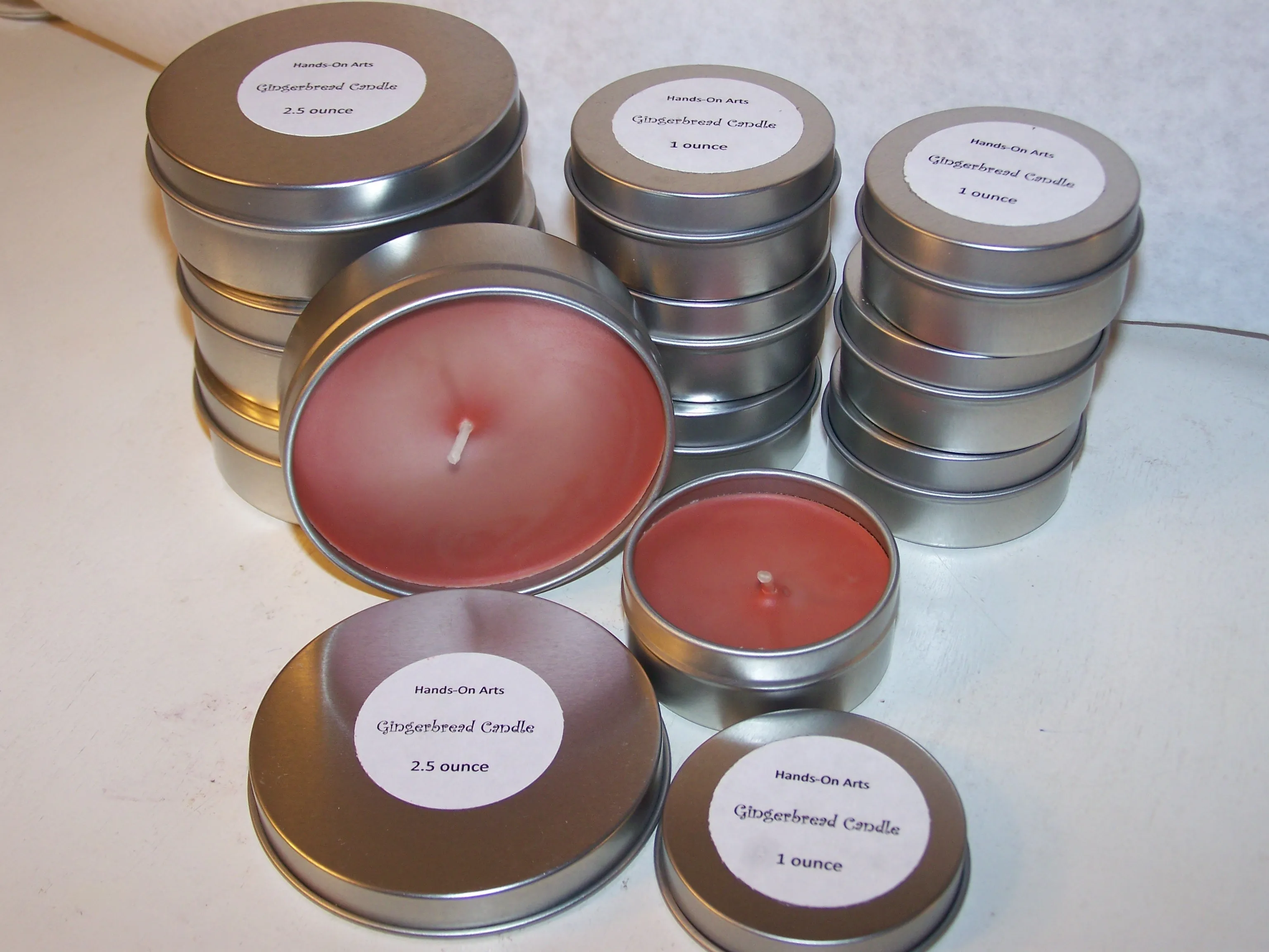 Fragrant Candle Tins