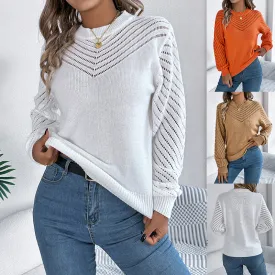 Hollow Lantern Sleeve Top