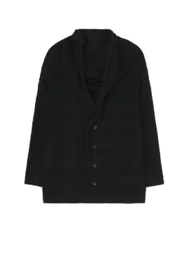 INTARSIA PLAID JQ CARDIGAN