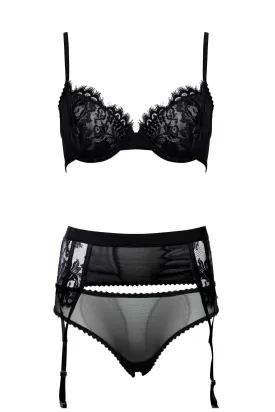 Jasmin Garter Belt Lingerie Set