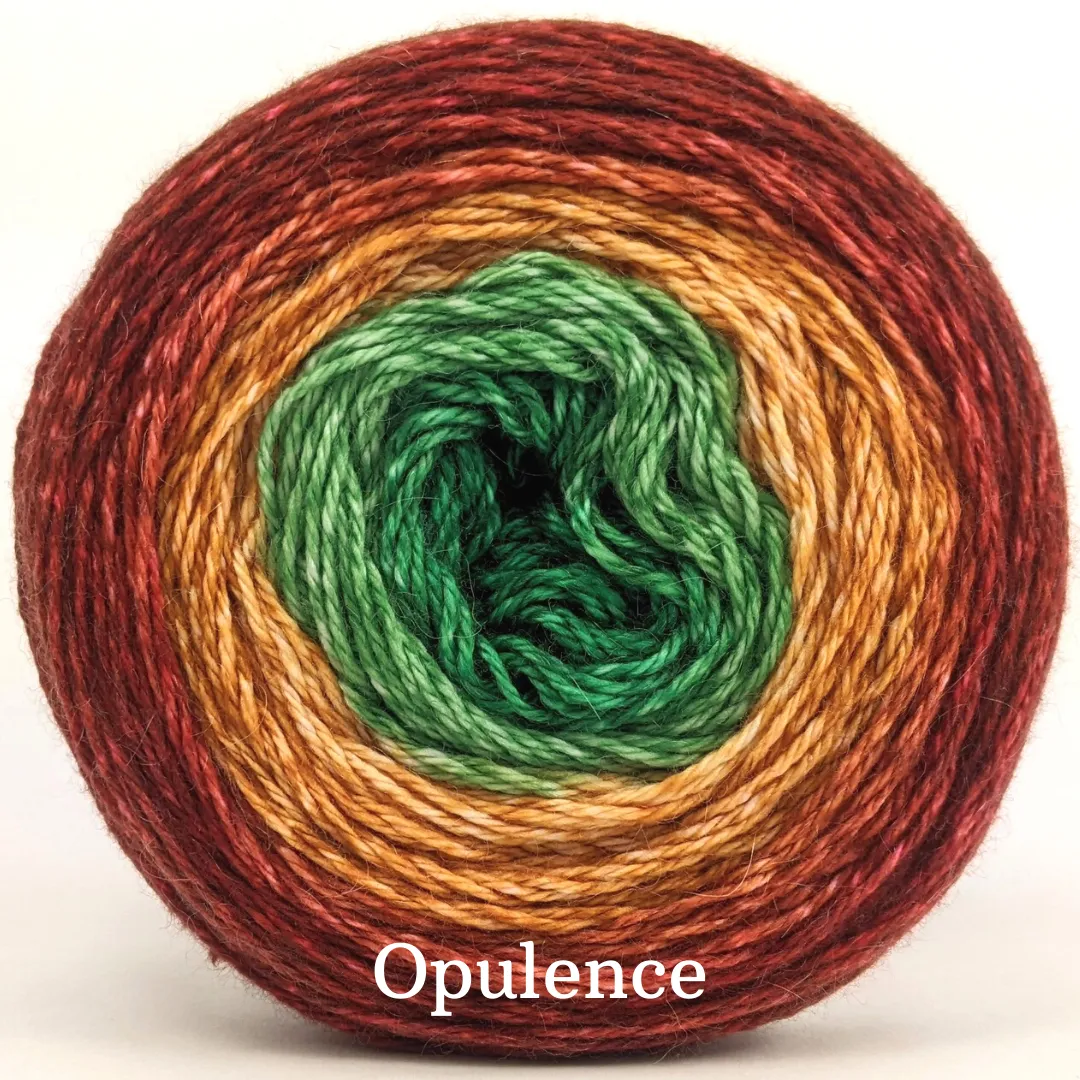 Knitcircus Yarns: Old Fashioned Christmas Gradient, ready to ship yarn