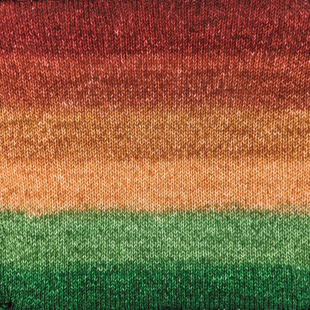 Knitcircus Yarns: Old Fashioned Christmas Gradient, ready to ship yarn