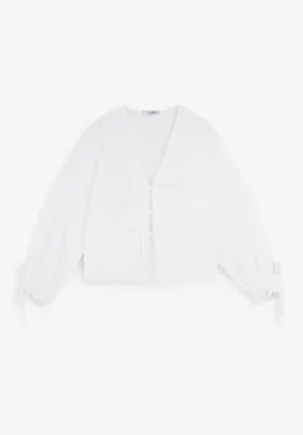 LACE UP SHIRT
