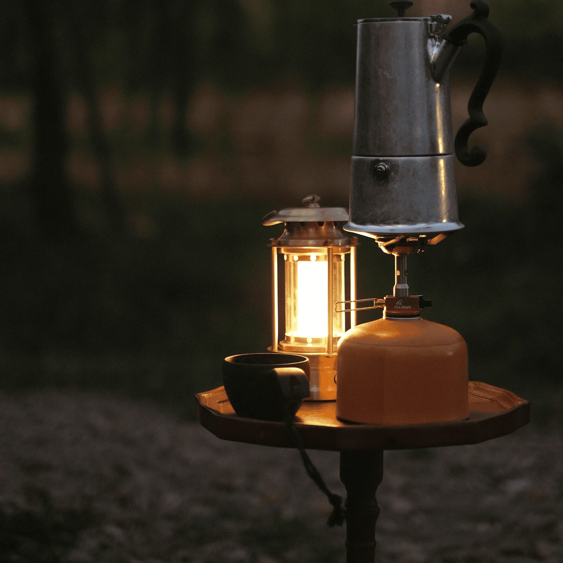 LED Barebones Lantern - Brass Camping Lantern