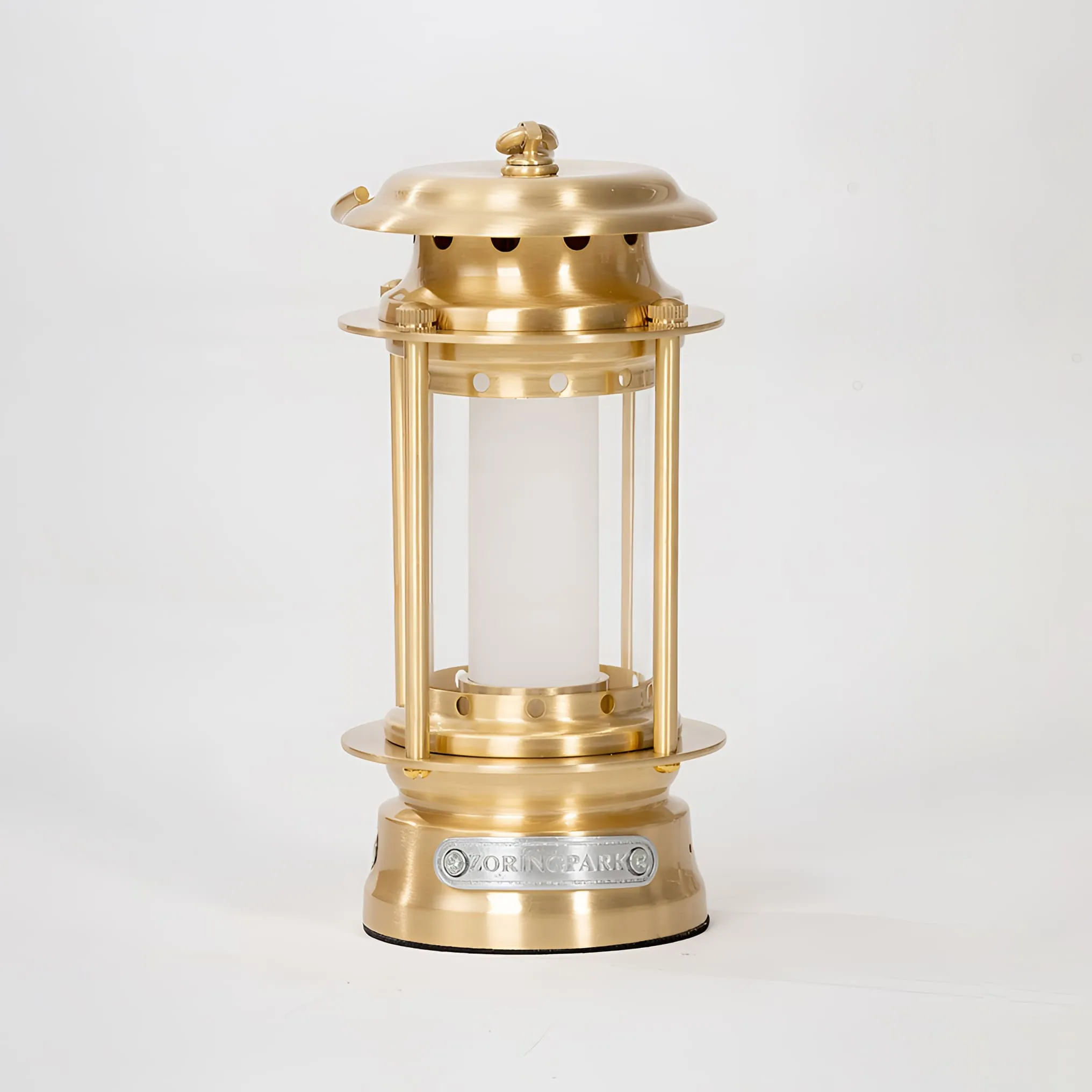 LED Barebones Lantern - Brass Camping Lantern