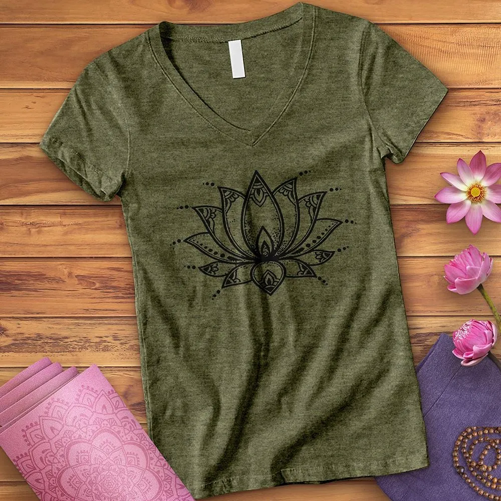 Lotus Blossom V-Neck