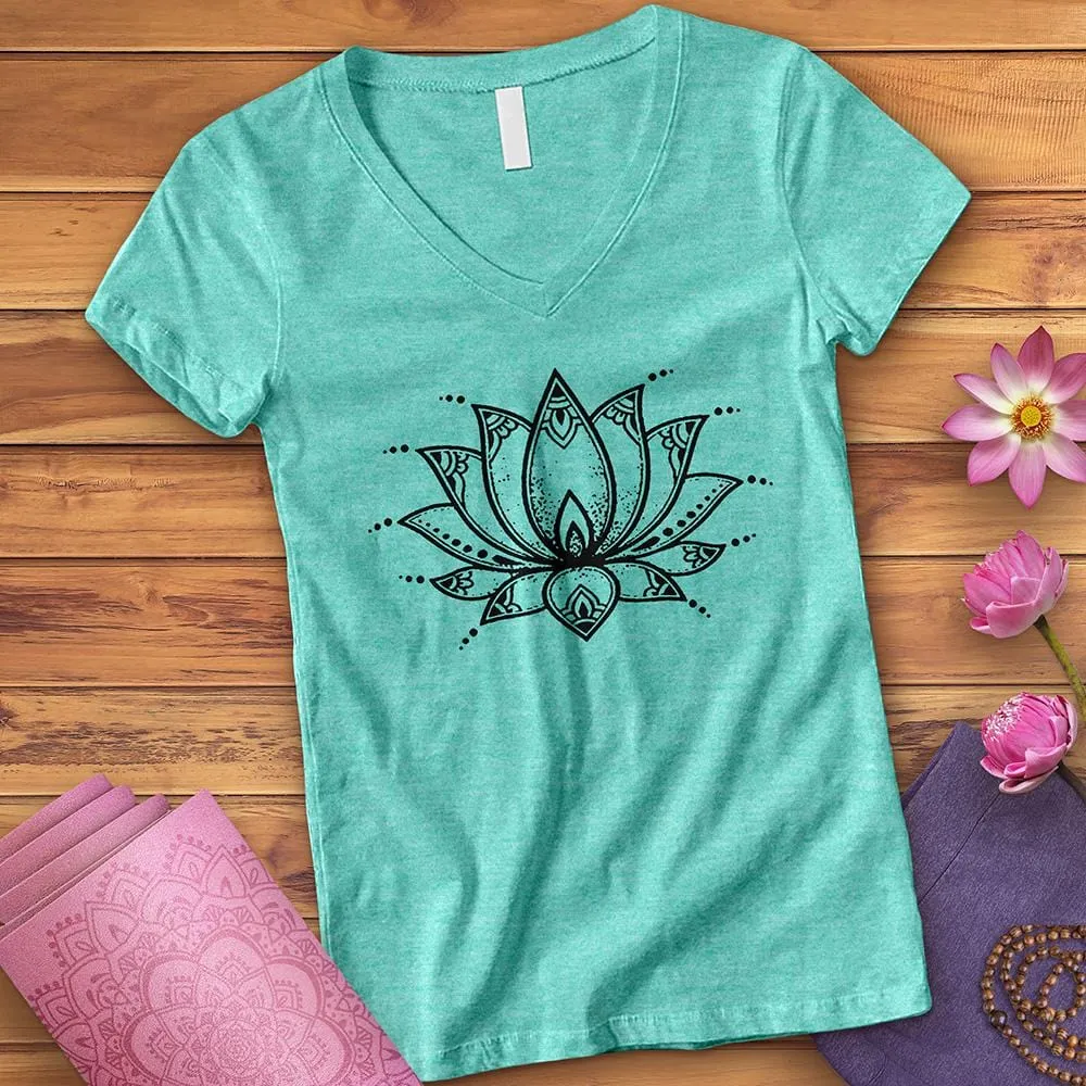 Lotus Blossom V-Neck