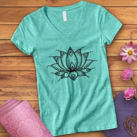 Lotus Blossom V-Neck
