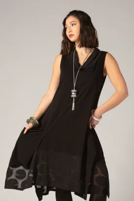 LUUKAA N/S Tunic in Black Dots