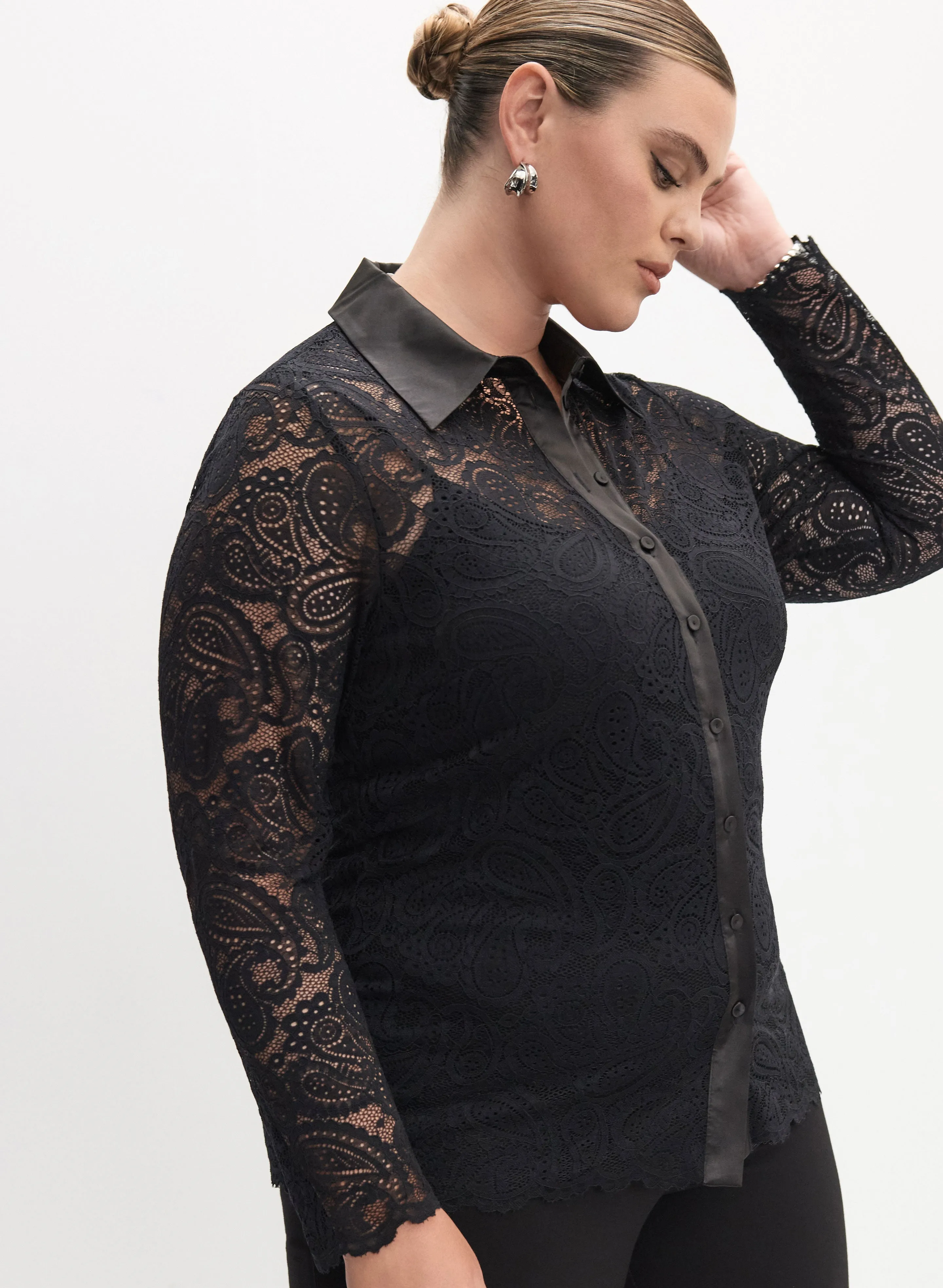 Melanie Lyne - Lace Shirt