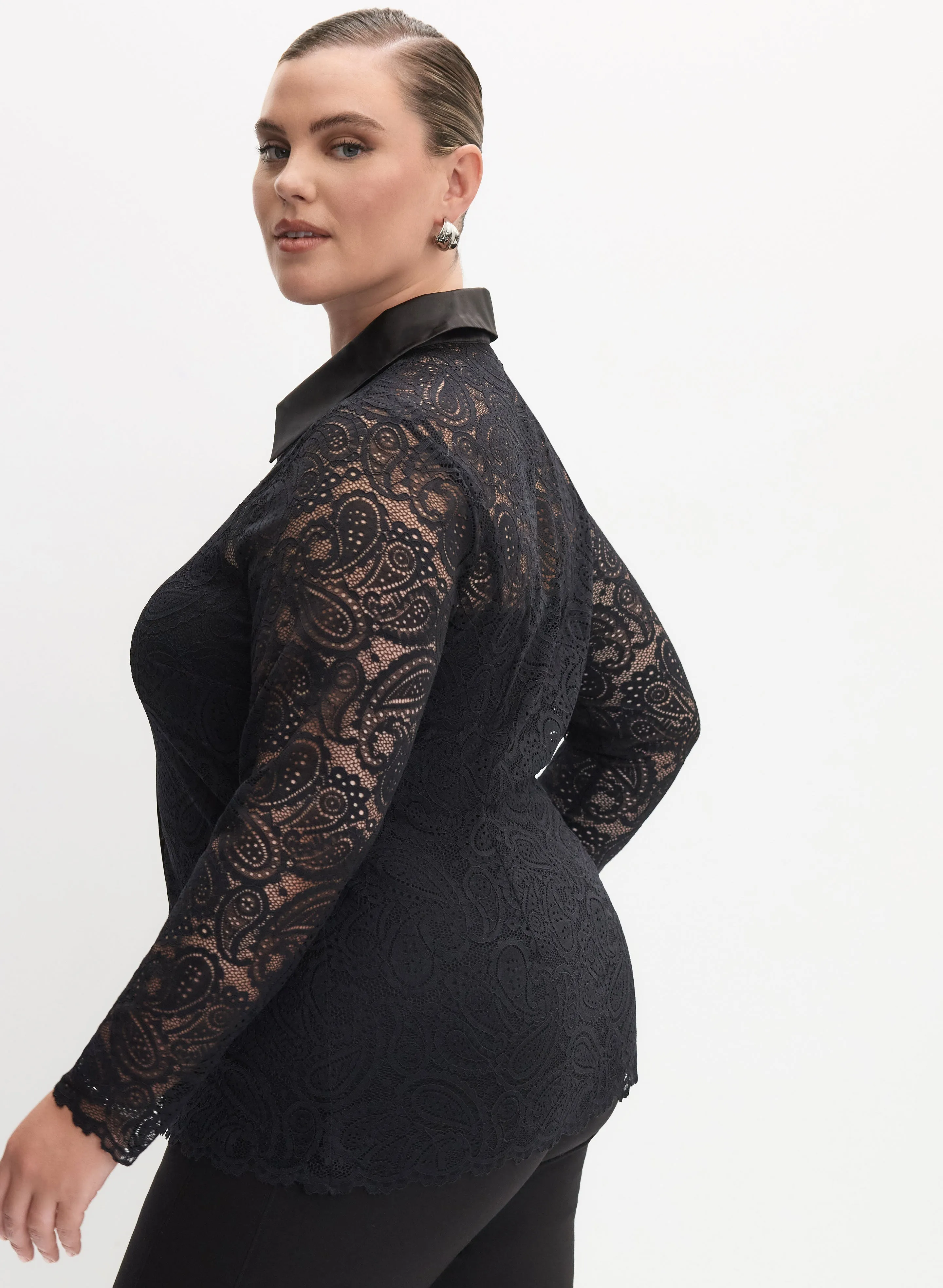 Melanie Lyne - Lace Shirt