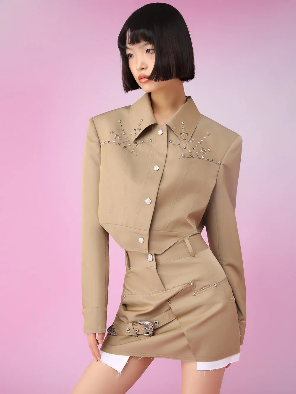 MUKZIN Loose Fit Short High-quantity Original Trend Coat