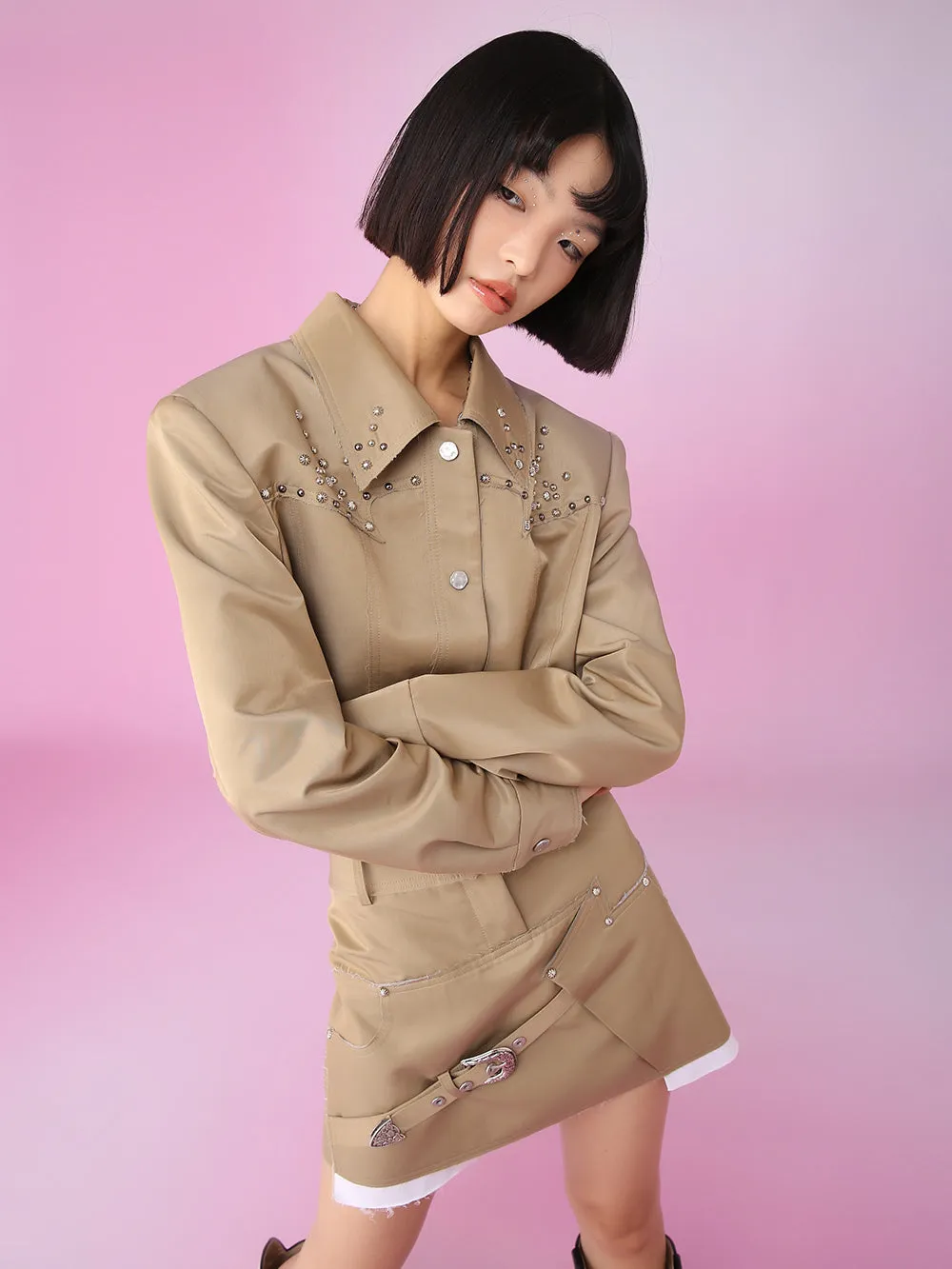 MUKZIN Loose Fit Short High-quantity Original Trend Coat