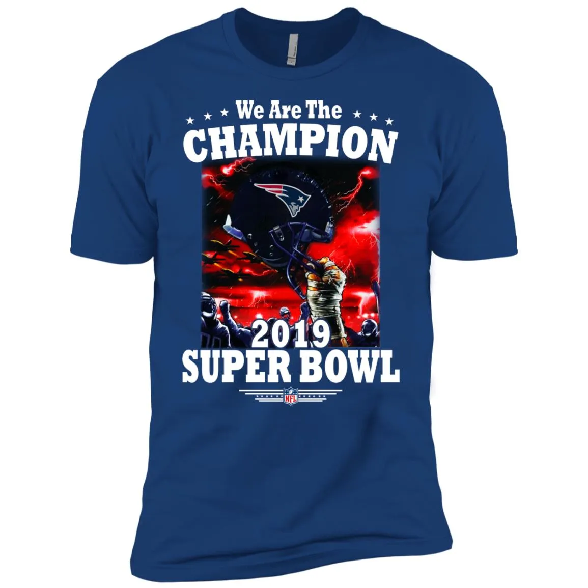 Nfl – New England Patriots We Are The Champion 2019 Super Bowl Football Men Short Sleeve T-Shirt