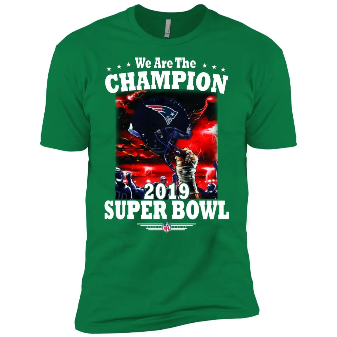 Nfl – New England Patriots We Are The Champion 2019 Super Bowl Football Men Short Sleeve T-Shirt