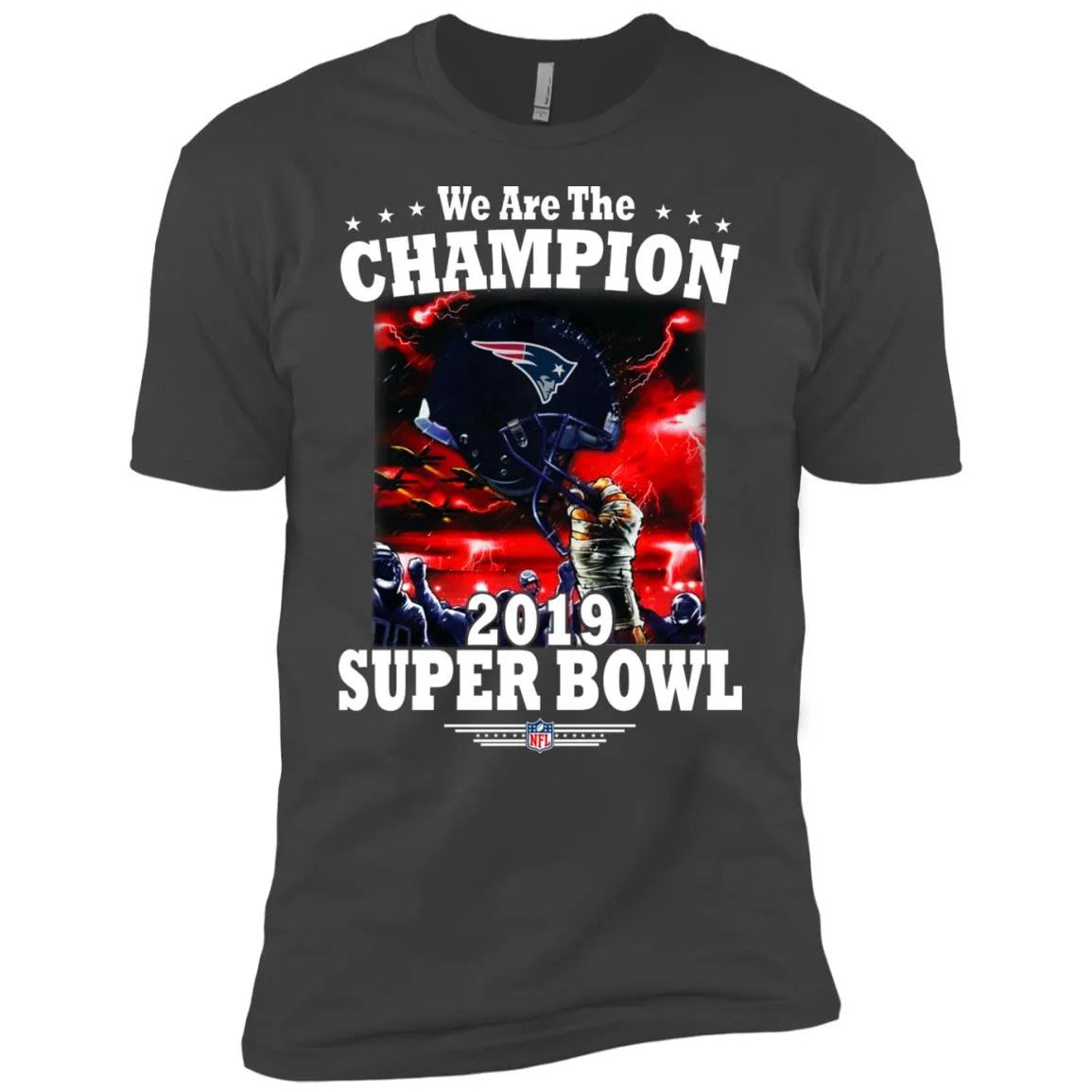 Nfl – New England Patriots We Are The Champion 2019 Super Bowl Football Men Short Sleeve T-Shirt