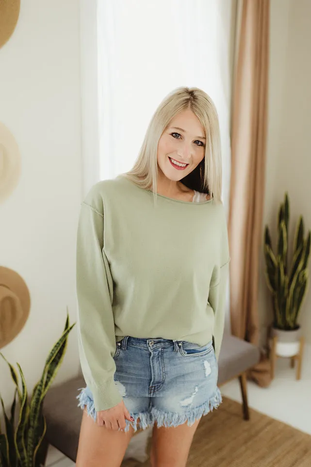 Off Shoulder Sweater