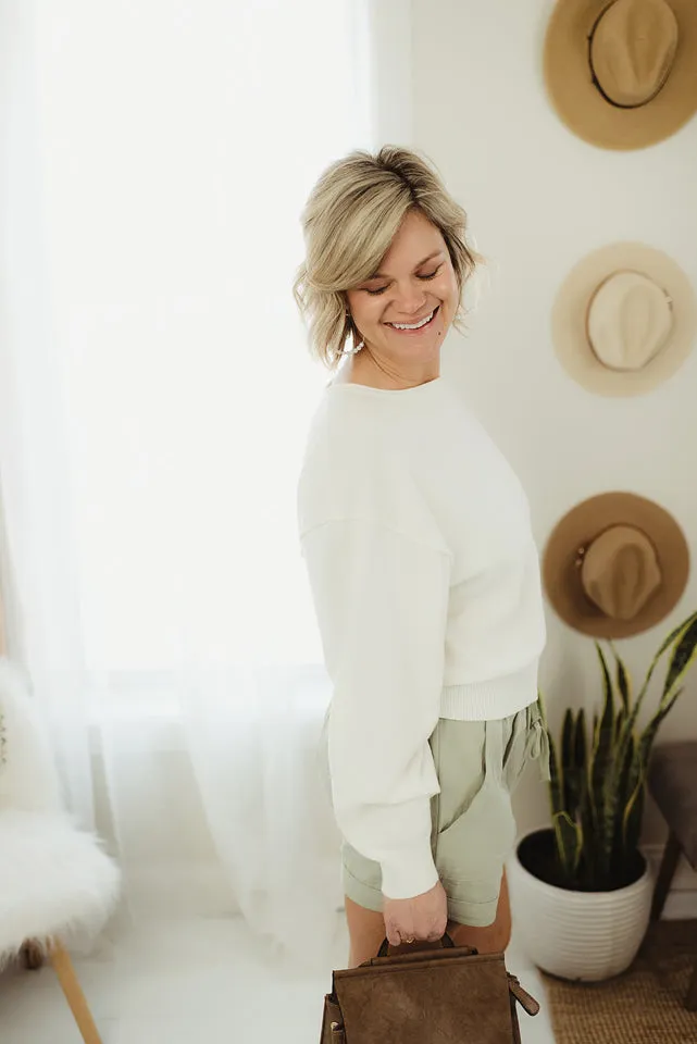 Off Shoulder Sweater