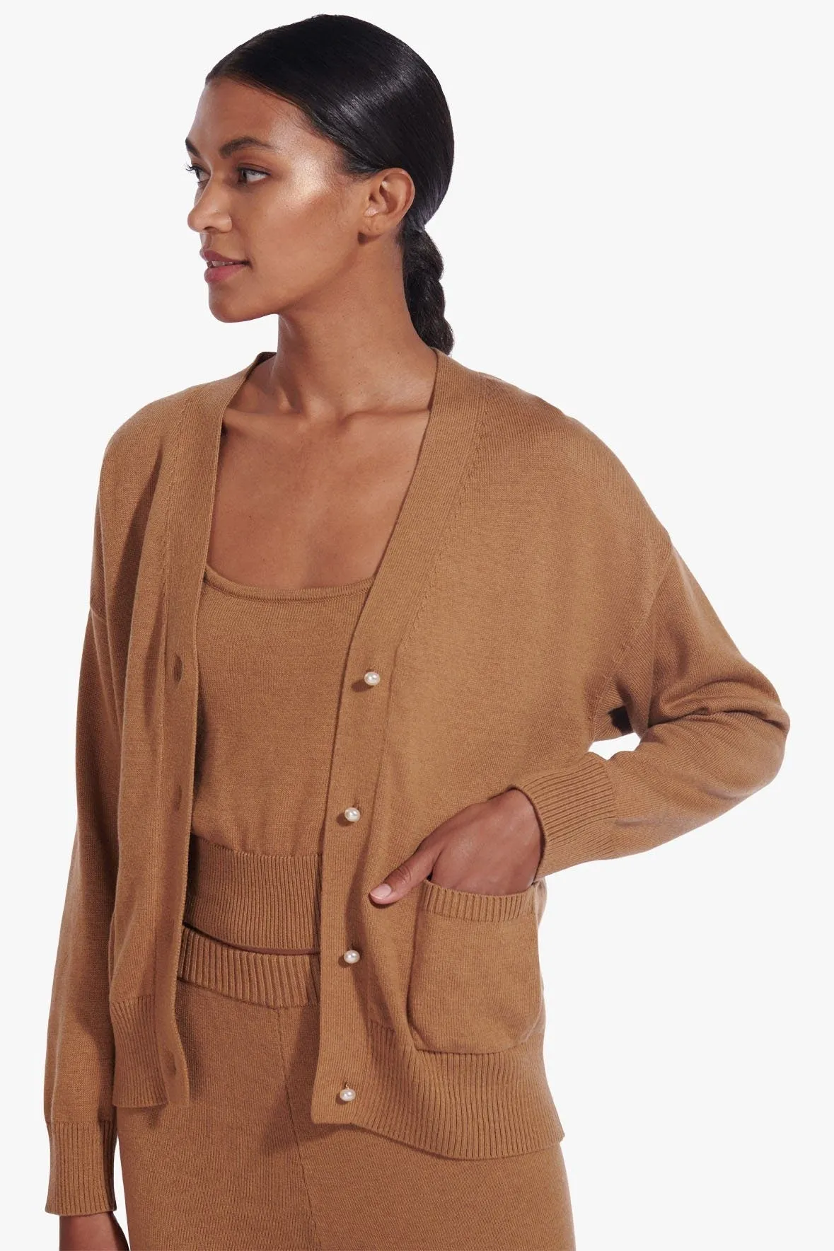 PAOLA CARDIGAN | CAMEL