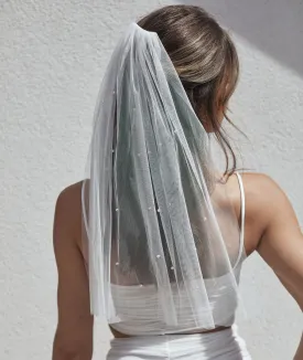 Pearl Tulle Veil