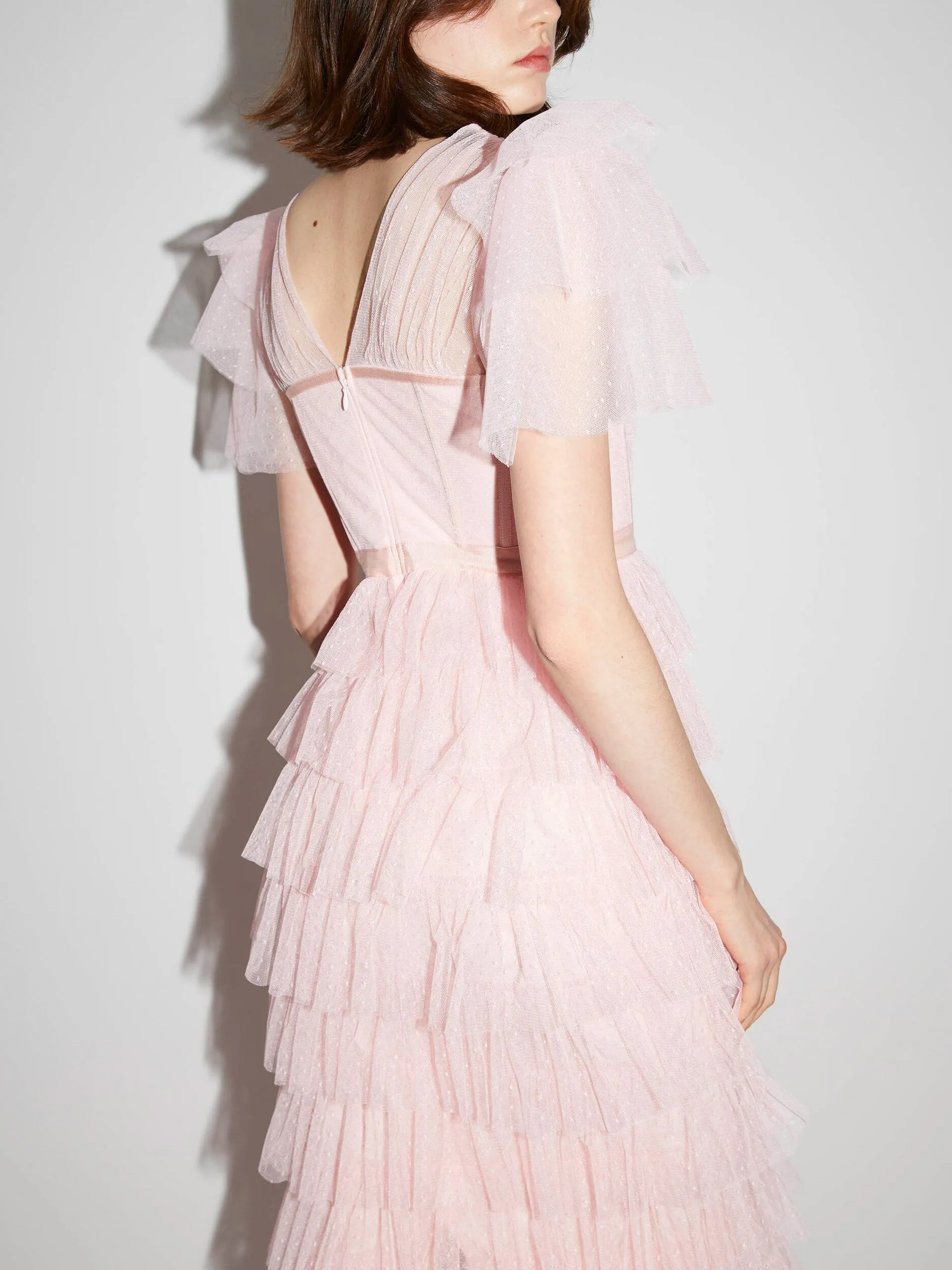 Pink tulle Giuliana dress