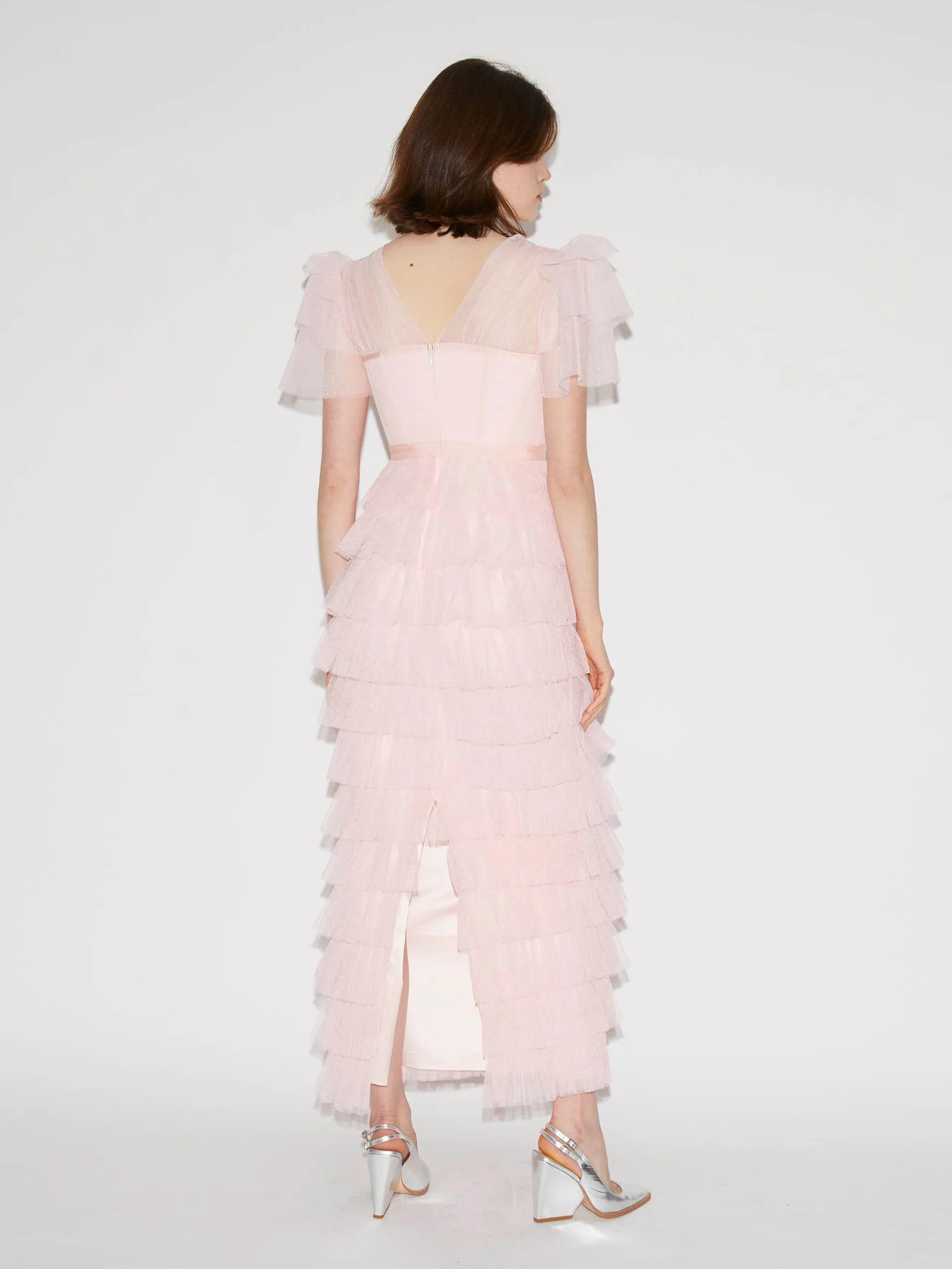 Pink tulle Giuliana dress