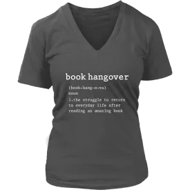 "Book hangover" V-neck Tshirt