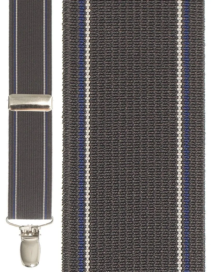 "Grey Edge Stripe" Suspenders