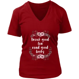 "Read Good Books" V-neck Tshirt