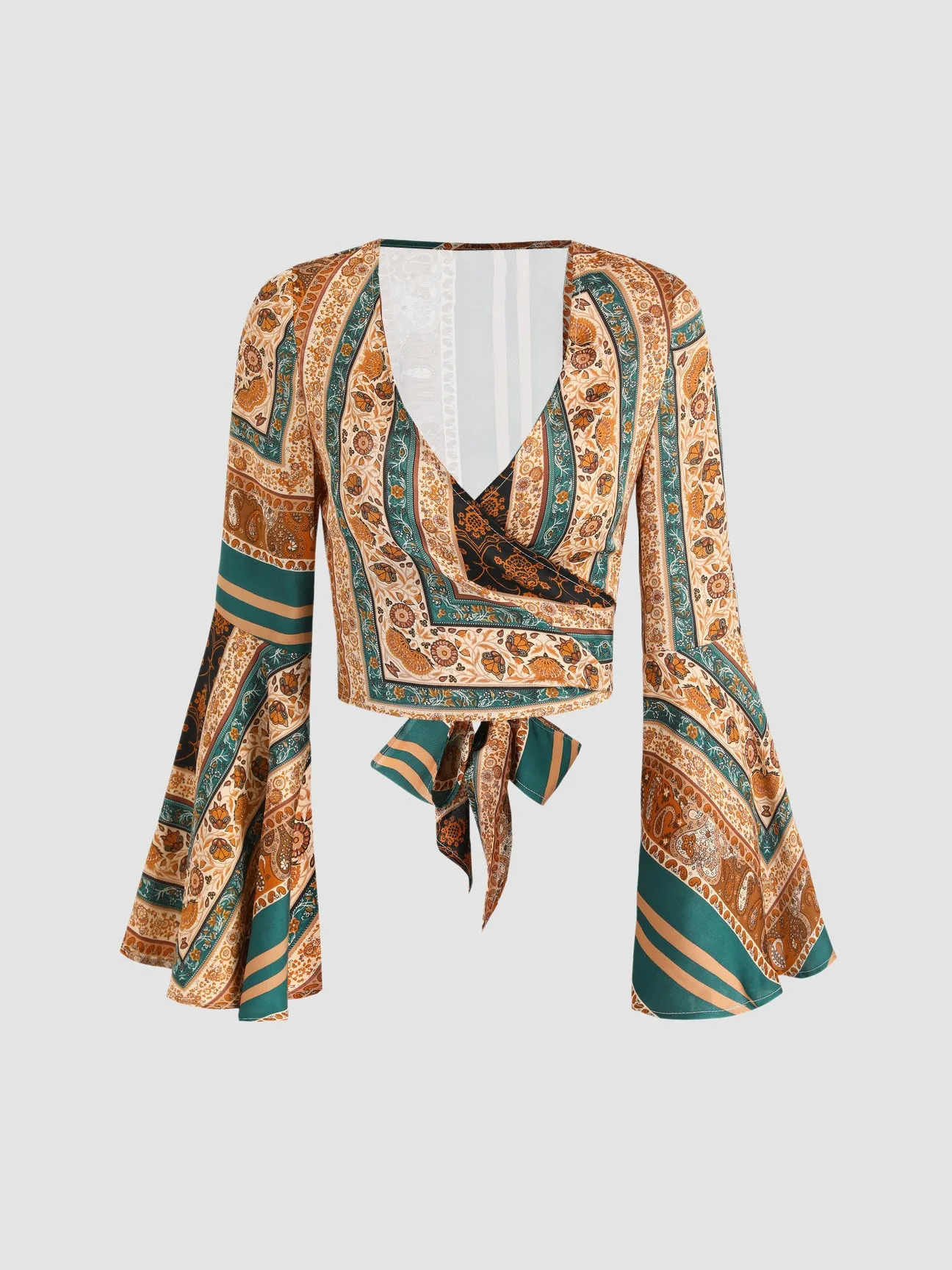 Resort Style Long Sleeve Top Shirt