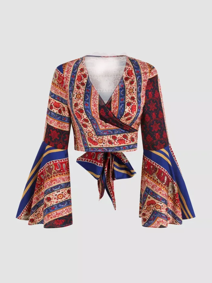 Resort Style Long Sleeve Top Shirt