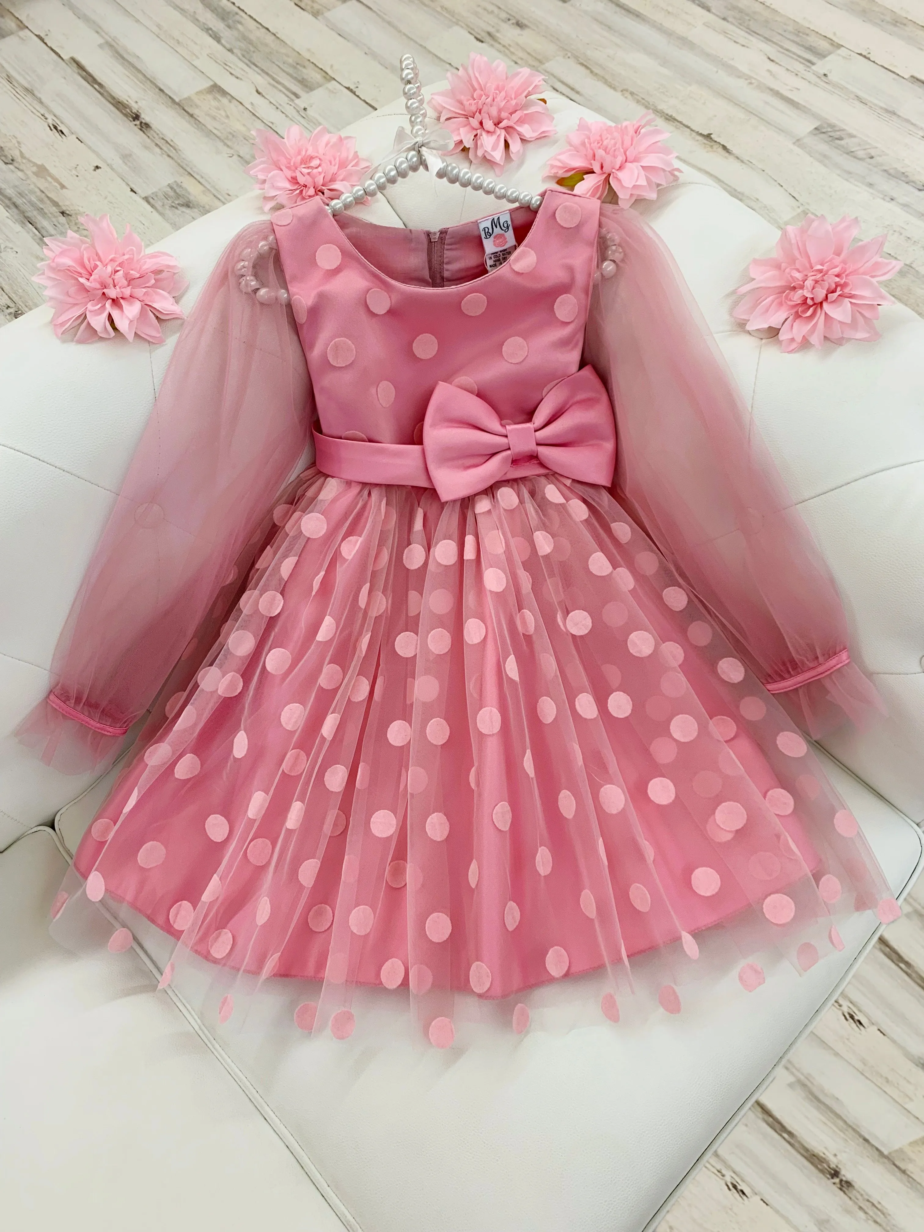 Rock A Lot Of Polka Dot Party Dress