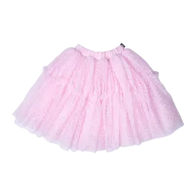 ROCK YOUR BABY PINK POLKA DOT TULLE SKIRT