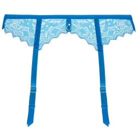 Temptress Suspender Belt Med Blue - Freya