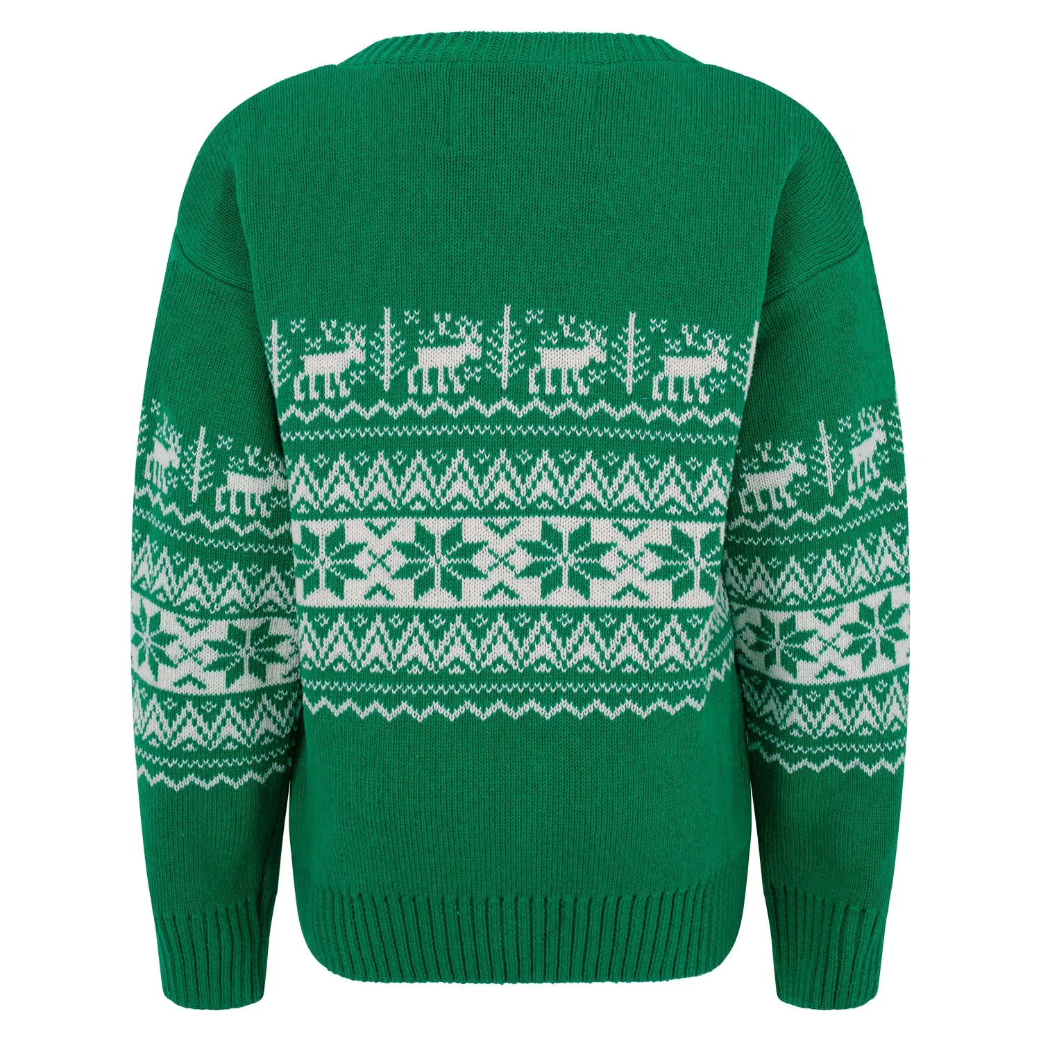 The Nordic Fairisle Children's Eco Christmas Jumper - Green