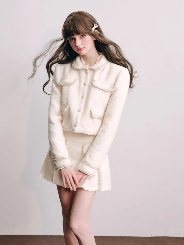 Thousands of gold small fragrant jacket half skirt【s0000004440】