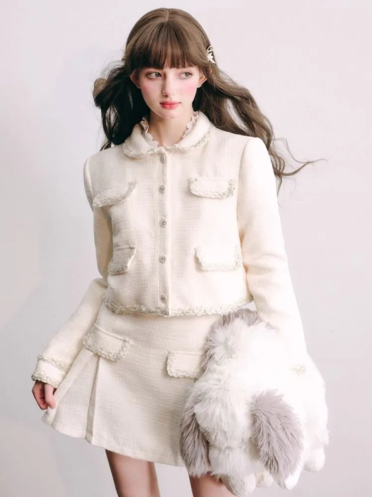 Thousands of gold small fragrant jacket half skirt【s0000004440】