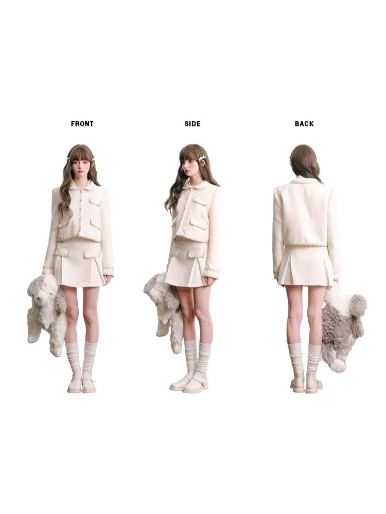 Thousands of gold small fragrant jacket half skirt【s0000004440】