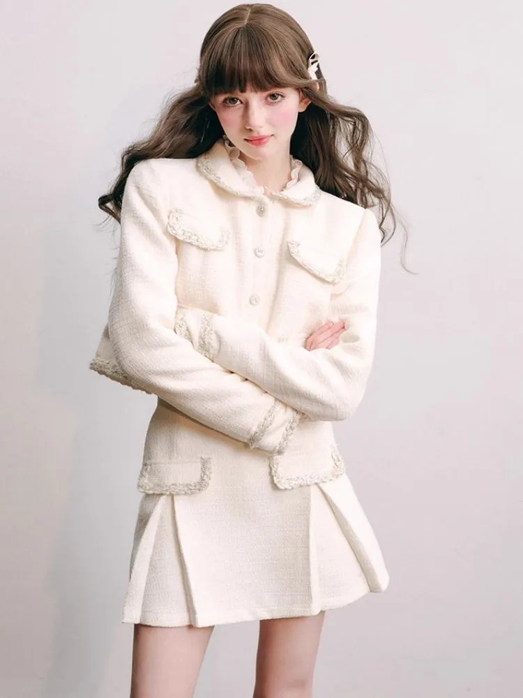 Thousands of gold small fragrant jacket half skirt【s0000004440】