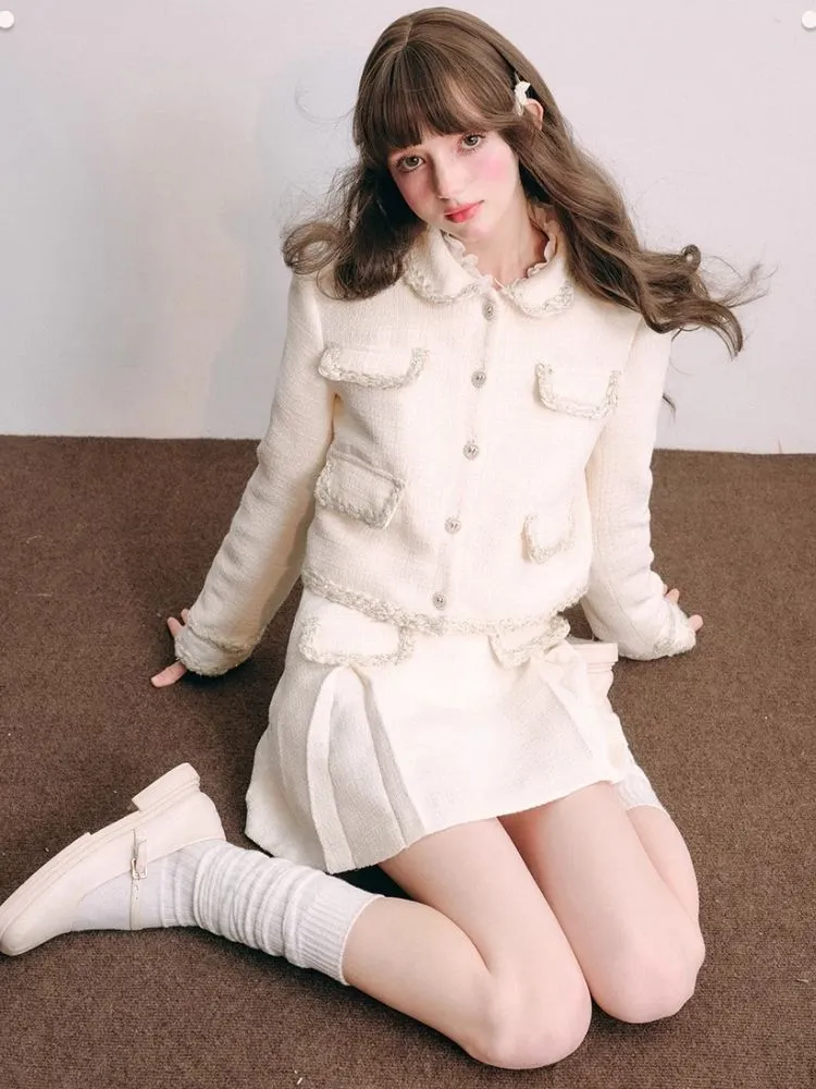 Thousands of gold small fragrant jacket half skirt【s0000004440】