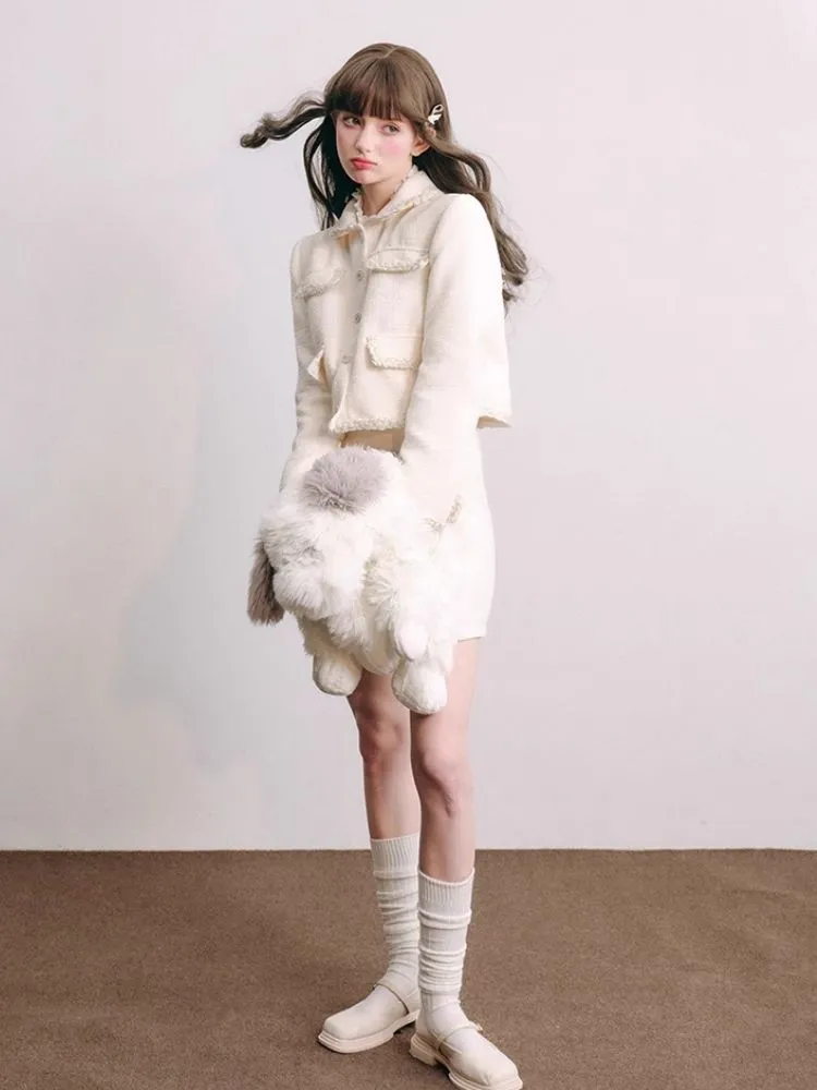 Thousands of gold small fragrant jacket half skirt【s0000004440】