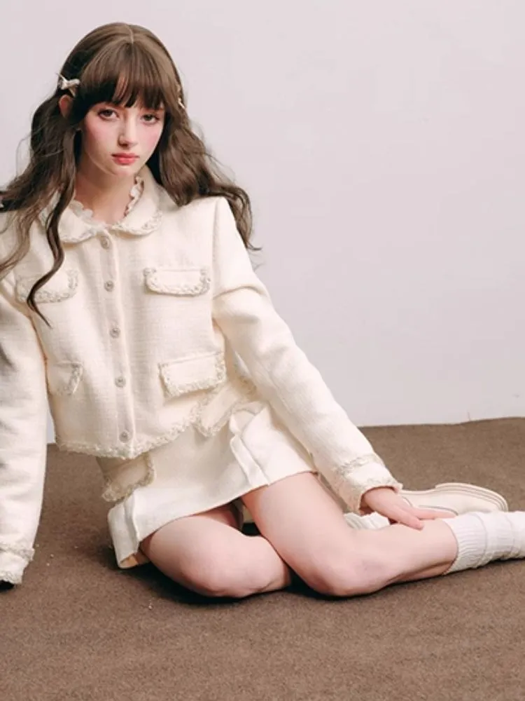 Thousands of gold small fragrant jacket half skirt【s0000004440】