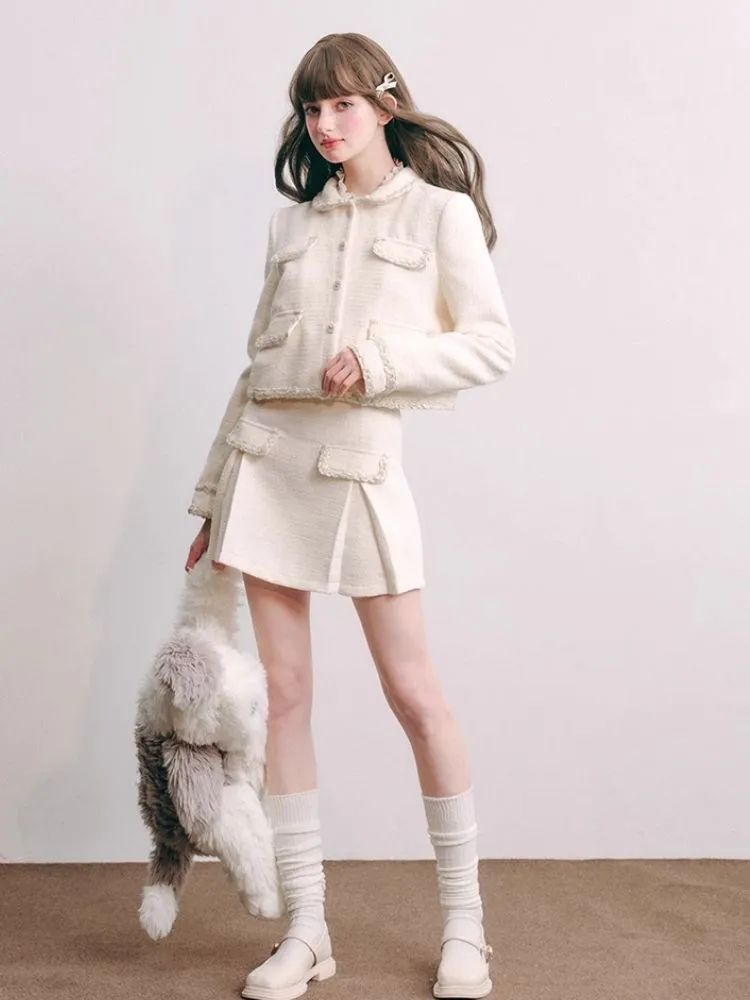 Thousands of gold small fragrant jacket half skirt【s0000004440】