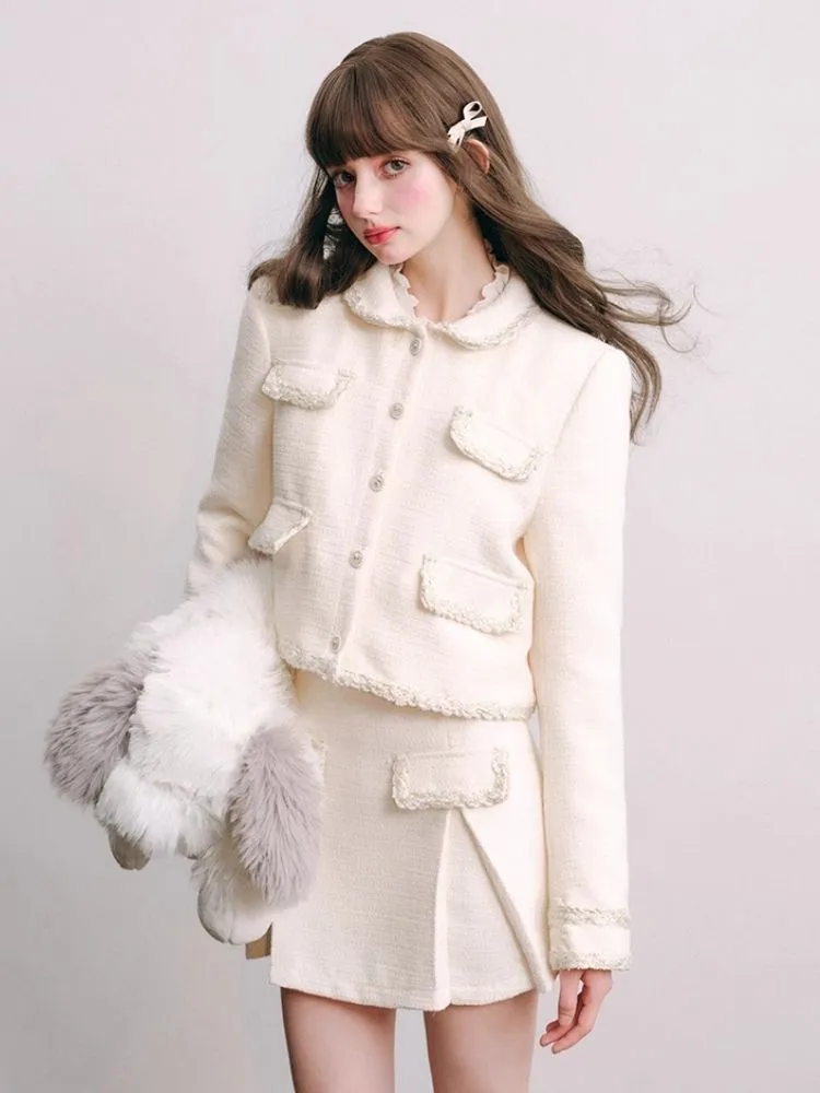 Thousands of gold small fragrant jacket half skirt【s0000004440】