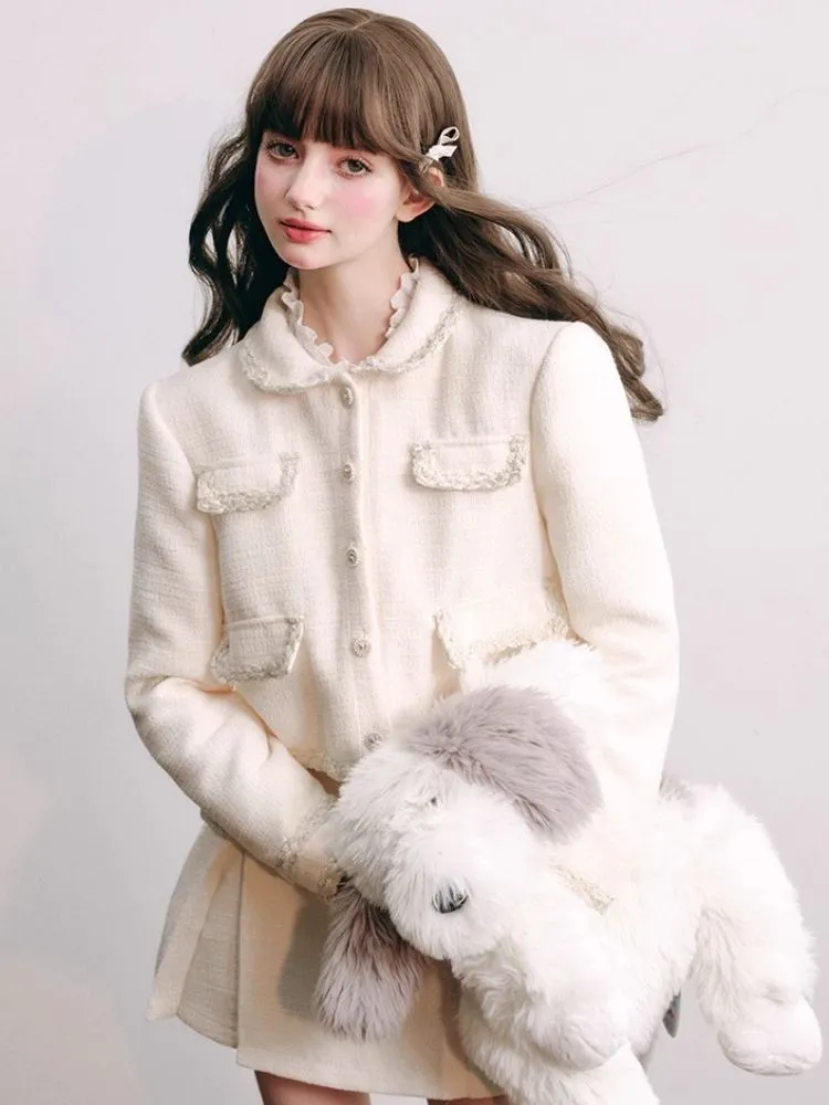 Thousands of gold small fragrant jacket half skirt【s0000004440】